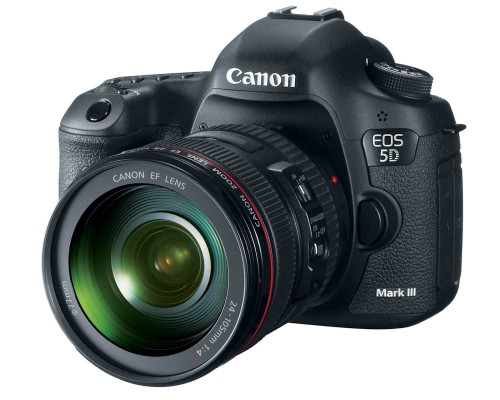 Canon EOS 5D Mark III Front View