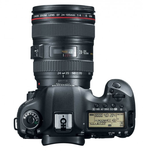 Canon EOS 5D Mark III Top View