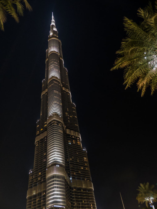 Burj Khalifa at night