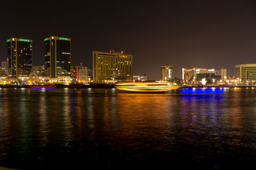 Dubai Creek At night