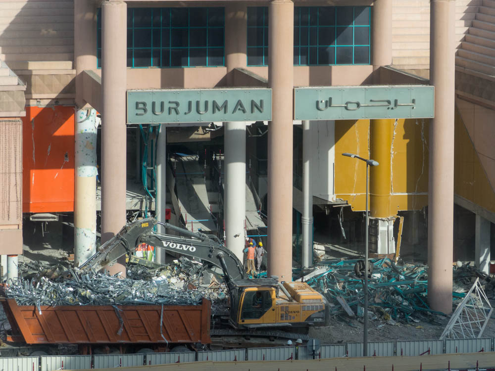 Old Burjuman Mall Being Demolished