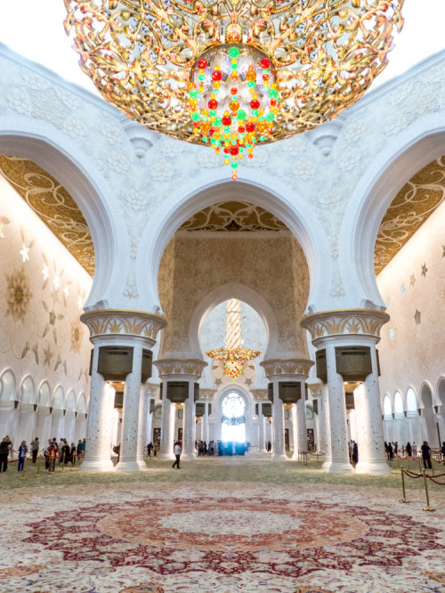 Interior of Sheikh Zayed Grand Mosque