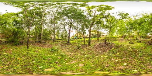 Blended panorama view