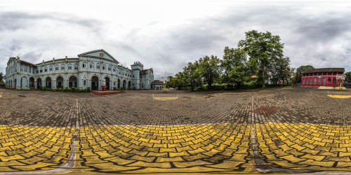 Blended Panorama with a Fish Eye Lens