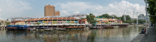 Clarke Quay, Singapore Panorama