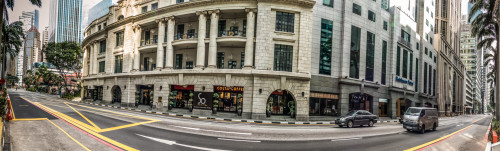 Robinson Road, Singapore Panorama