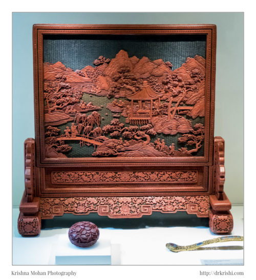 Table screen, China, Qing dynasty