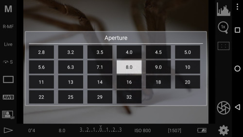 Aperture Controls