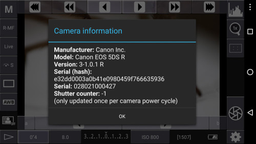 Camera Information