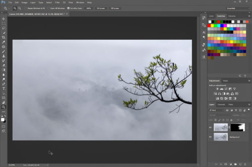 Masking the Foreground layer