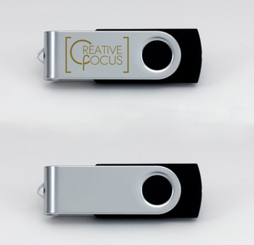 Pendrive with Creative Focus Logo