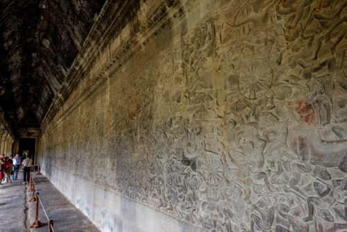 bas-relief friezes