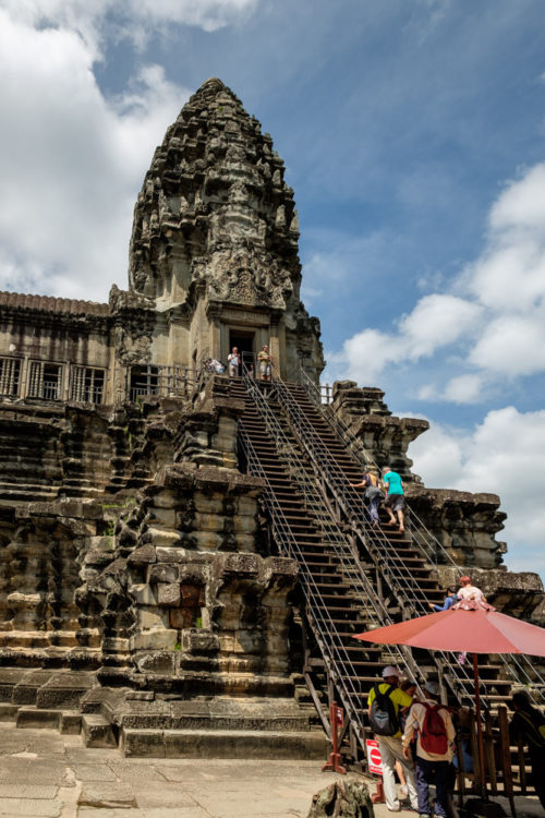 Path to the top tower