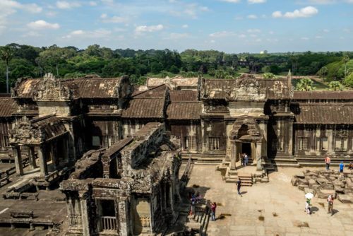 Eastern entrance of the temple