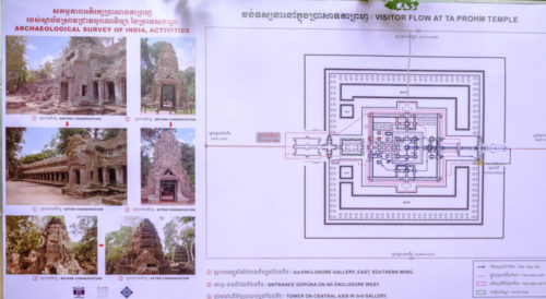 ASI helping to Renovate Ta Prohm Temple