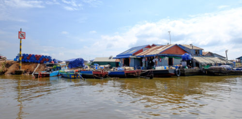 Floating Village fuelling station