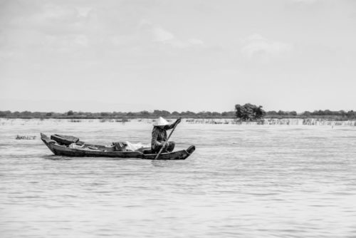 Fishing lady