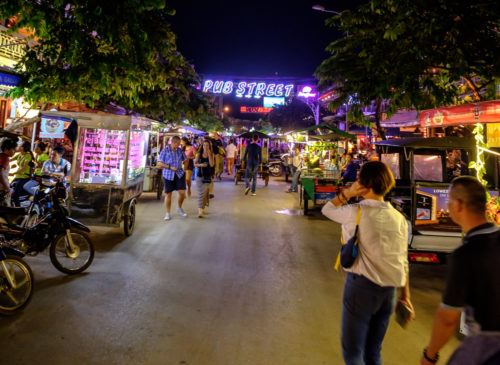 Pub Street at night