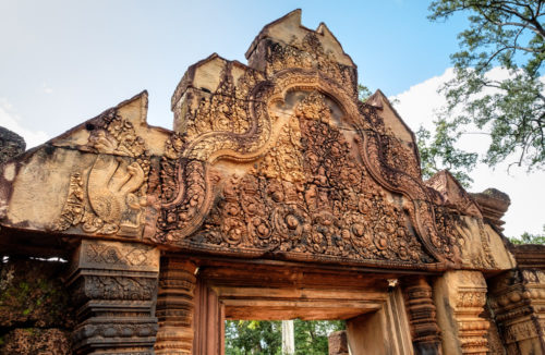 Pediment Showing Indra on Iravatha