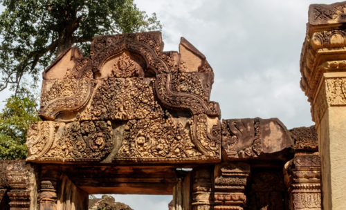 Pediment of Main gate