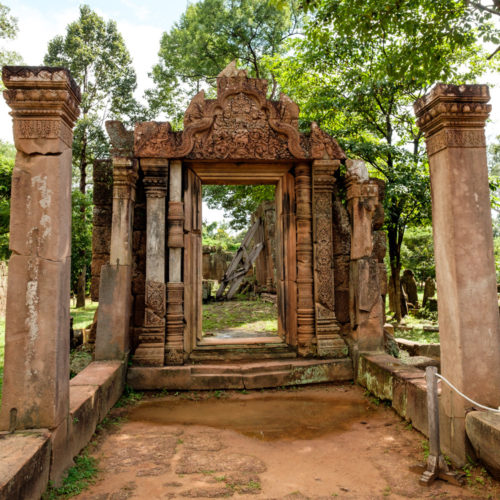 Library entrance