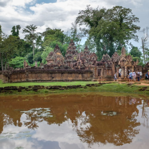 Moat around the temple