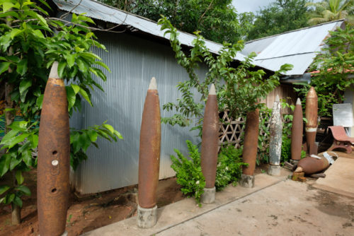 Bombs at Landmine Museum