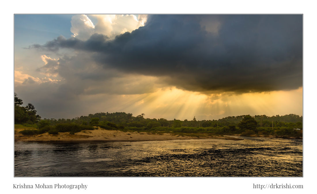 Tunga River Sringeri after Preset