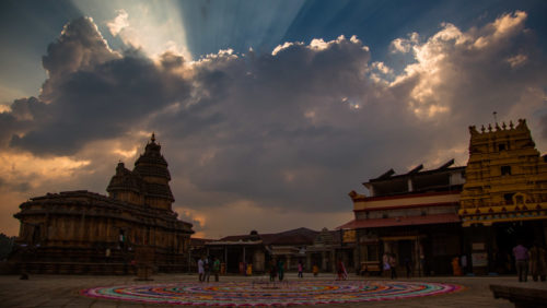 Sringeri Temple After using LR Presets