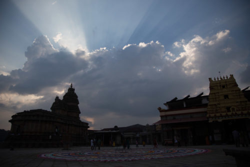 Sringeri Temple as captured