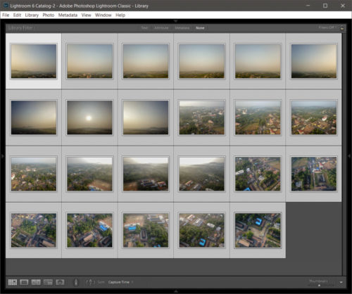 Import and Colour Correct in Lightroom