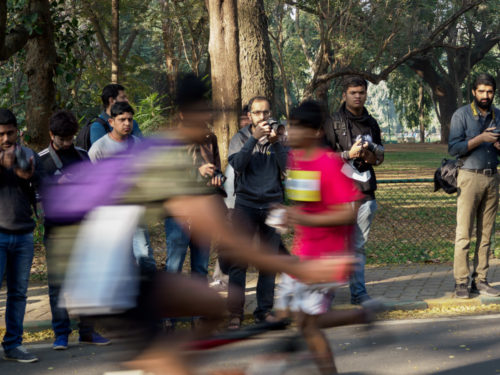 Showing Slow shutter speed.