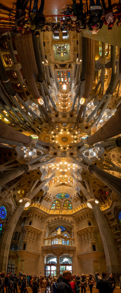 180 degree view of the Nave