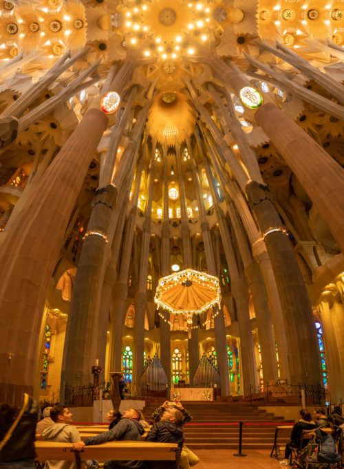 Columns Leading to Apse