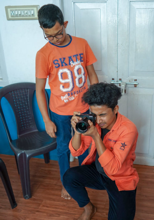 Teaching photography to children with special needs