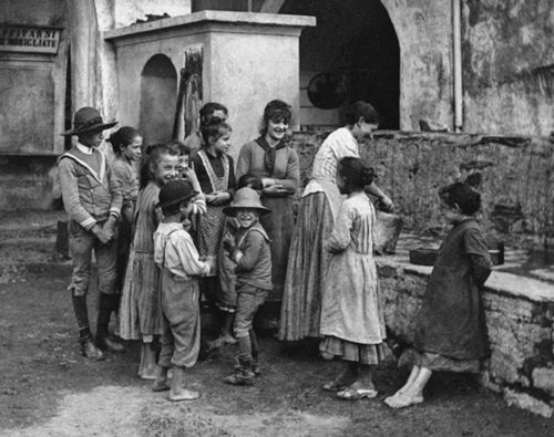 Alfred Stieglitz, The Last Joke, Bellagio, 1887