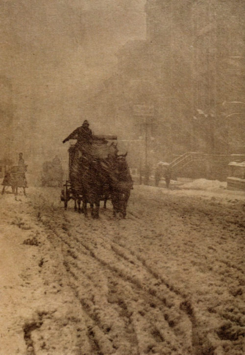 Alfred Stieglitz Winter, Fifth Avenue, 1893