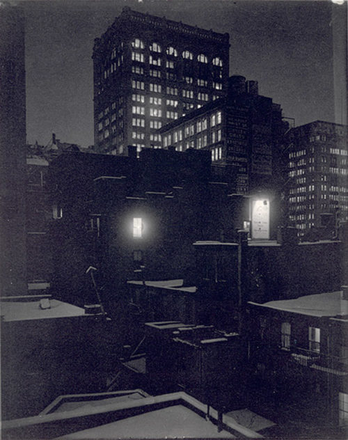 Alfred Stieglitz, From the Back Window – 291, North, 1915