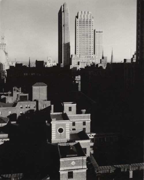 Alfred Stieglitz From the Shelton, West 1935