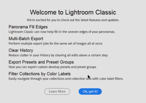 What’s New in Lightroom Classic 9.0