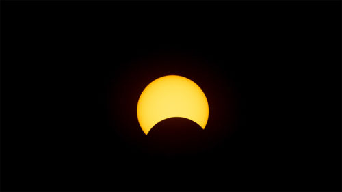 Various phases of Solar Eclipse