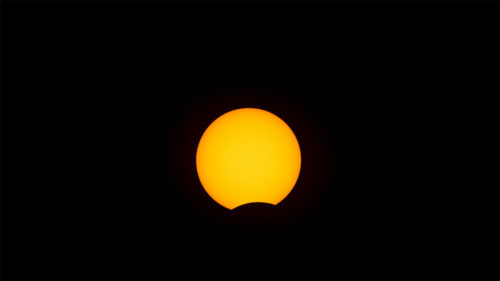 Various phases of Solar Eclipse