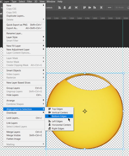 Align several layers