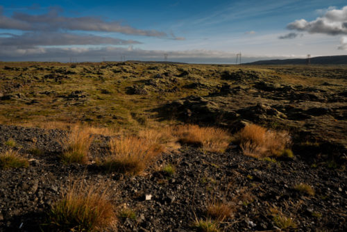 Lava rocks on Route 1