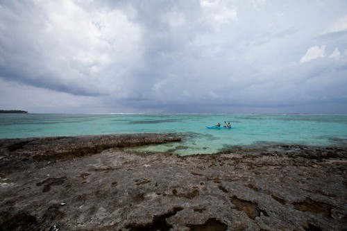 Kayaking the lagoon