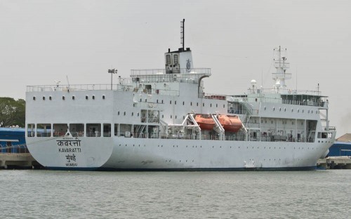 MV Kavaratti in parking bay