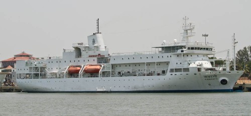 MV Kavaratti in parking bay